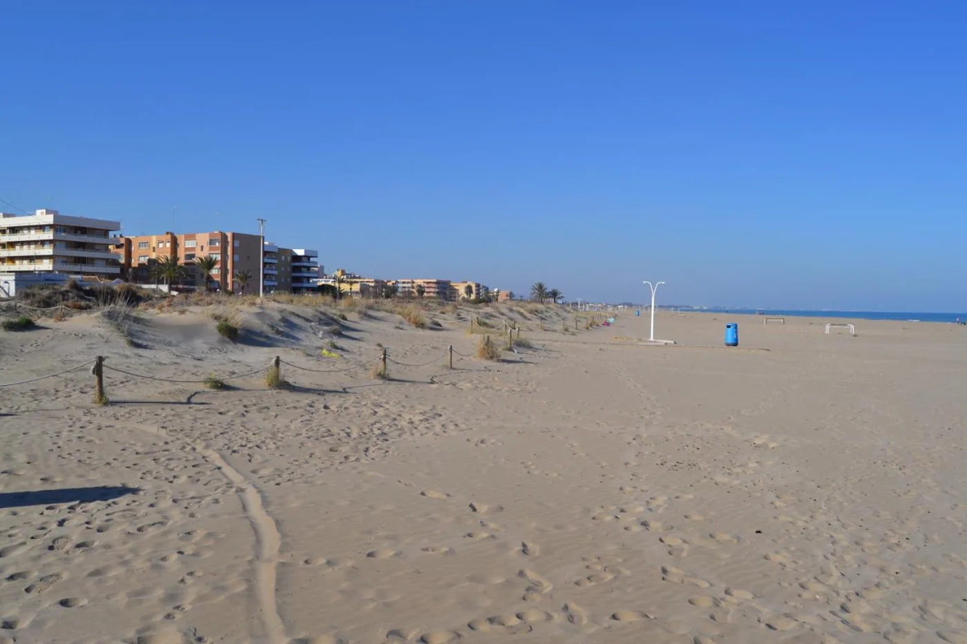 La arena de la Platja de Canet